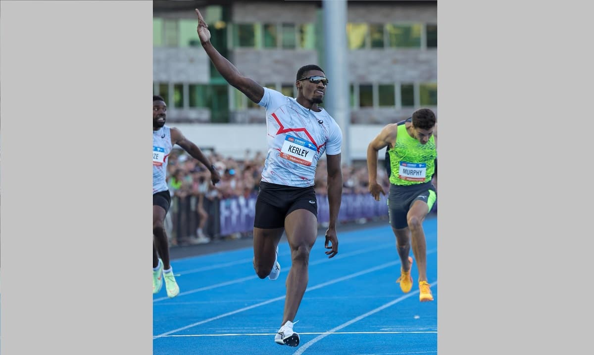 World Champion Kerley opens season with easy 200m win in Melbourne